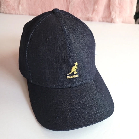 Kangol Cotton Denim Ball Cap Indigo Medium - Picture 1 of 7